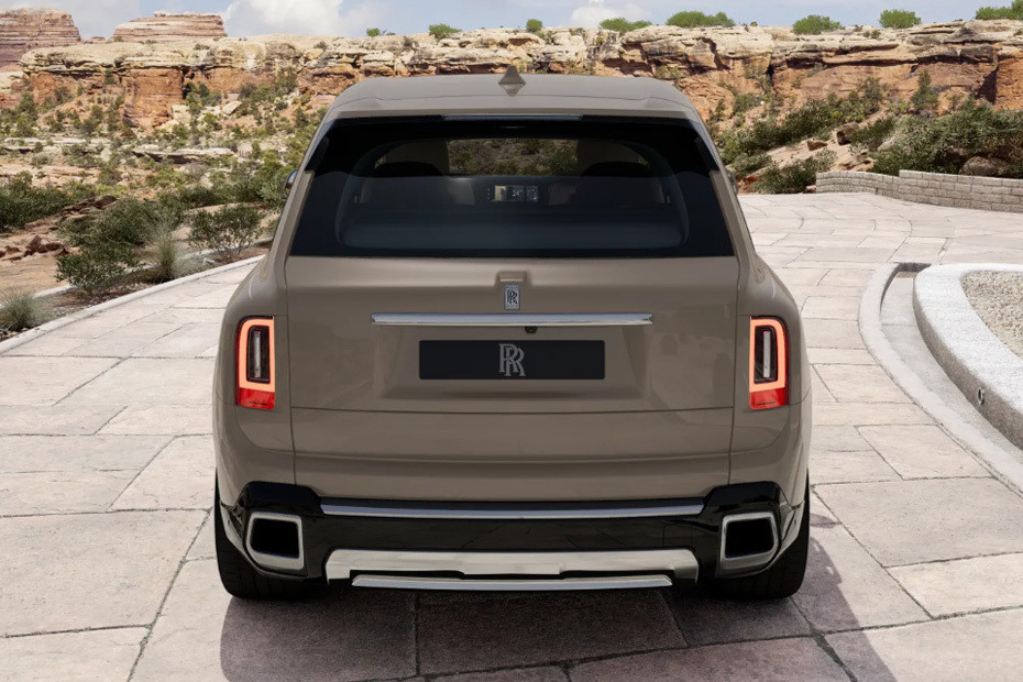 Full Rear View of Rolls Royce Cullinan