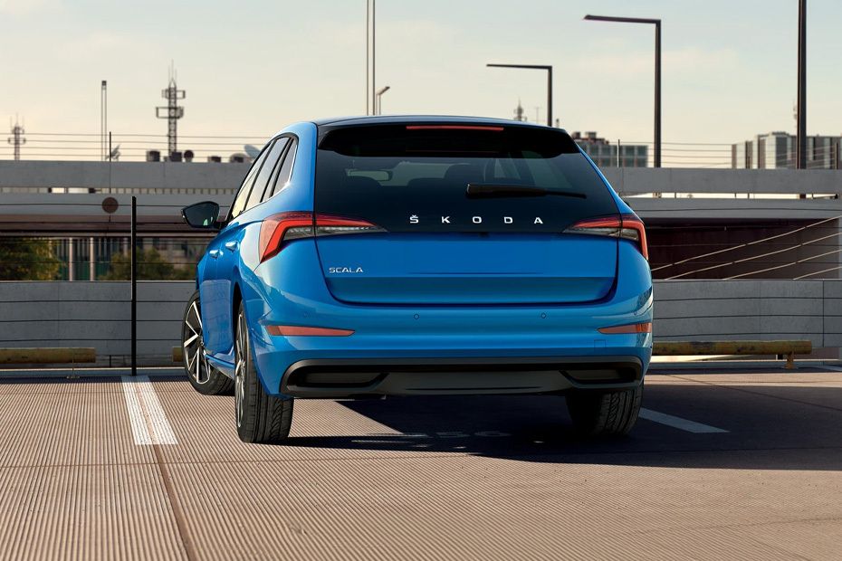 Full Rear View of Skoda Scala