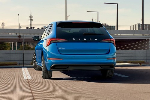 Full Rear View of Skoda Scala