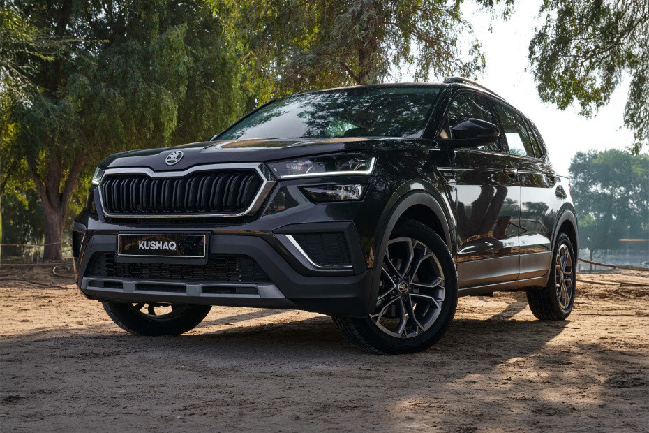 Kushaq Front deep low Angle View