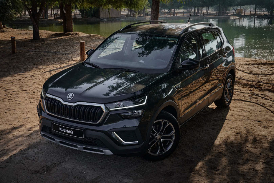 Skoda Kushaq Front Side View