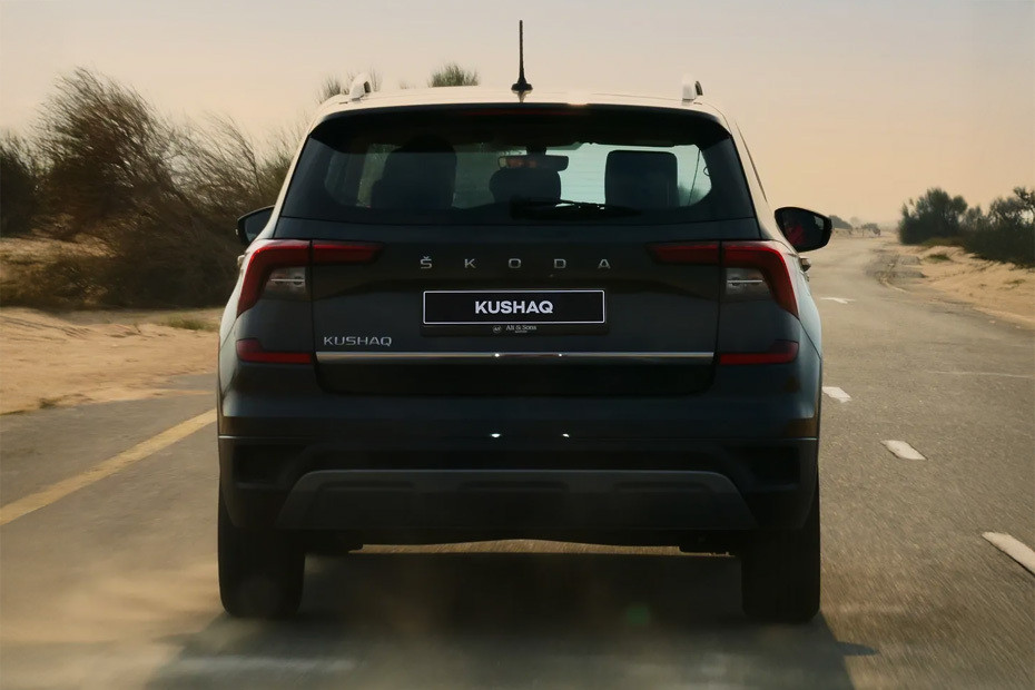 Full Rear View of Skoda Kushaq