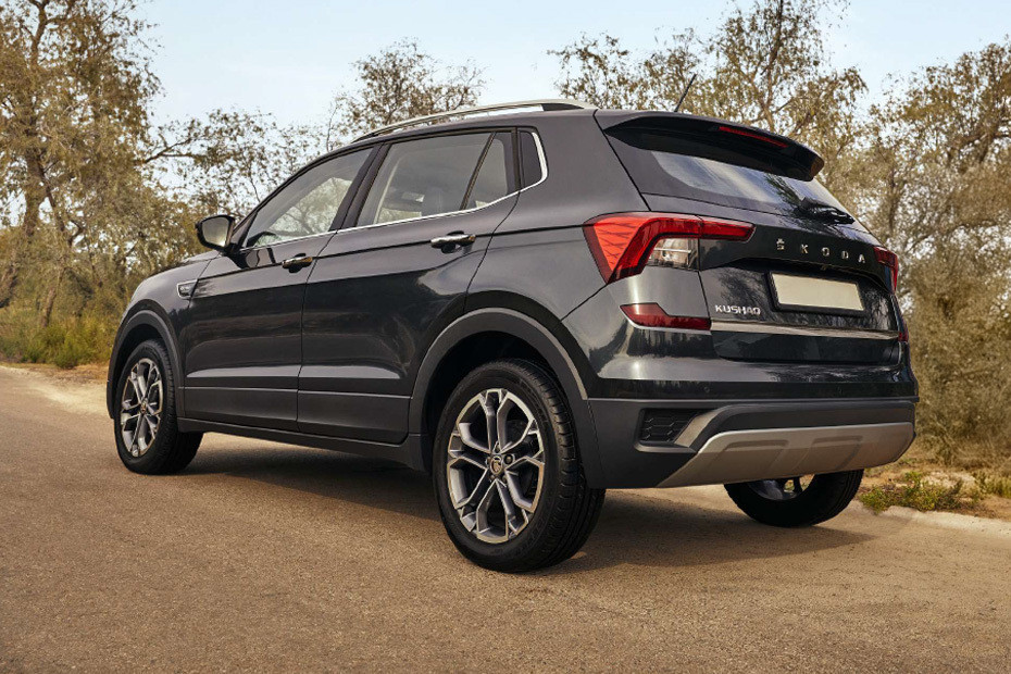 Rear Cross Side View of Skoda Kushaq