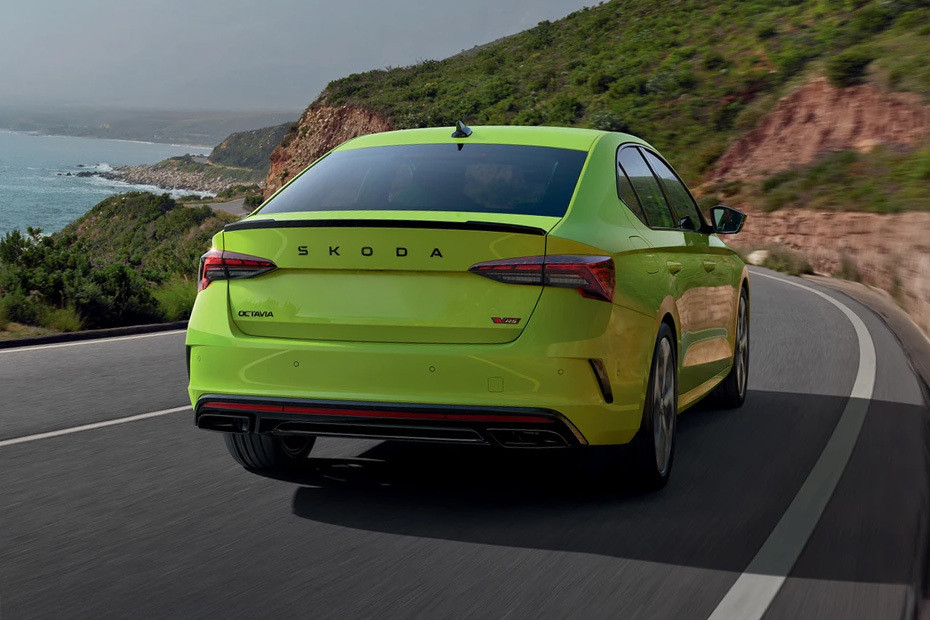 Full Rear View of Skoda Octavia RS