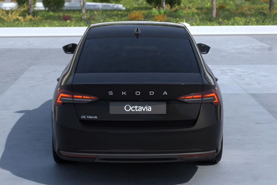 Full Rear View of Skoda Octavia