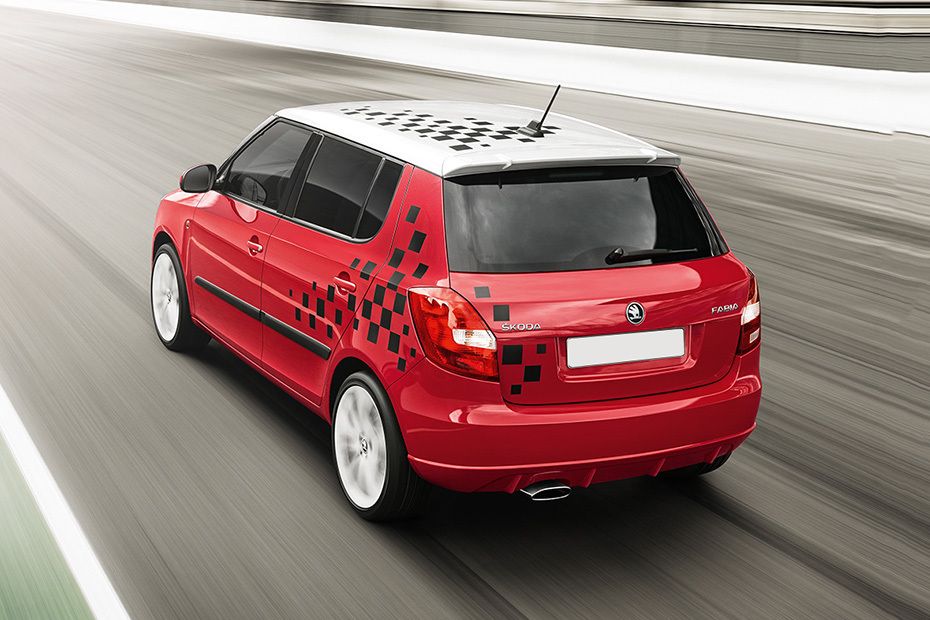 Rear Medium View of Skoda Fabia