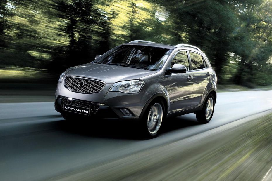 Korando Front angle low view