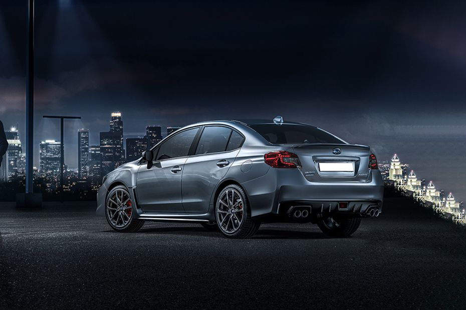 Rear Cross Side View of Subaru WRX (2012-2021)