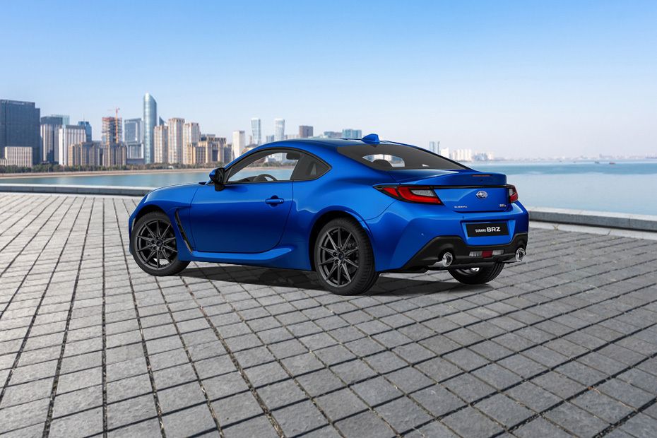 Rear Cross Side View of Subaru BRZ