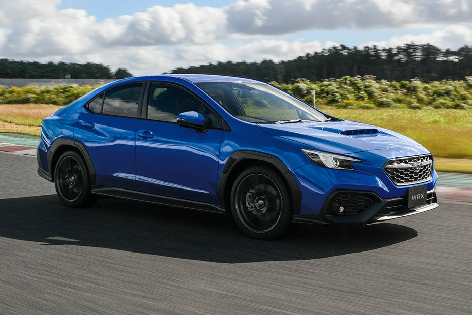 Subaru WRX Front Cross Side View