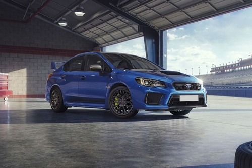 Subaru WRX STI Front Cross Side View