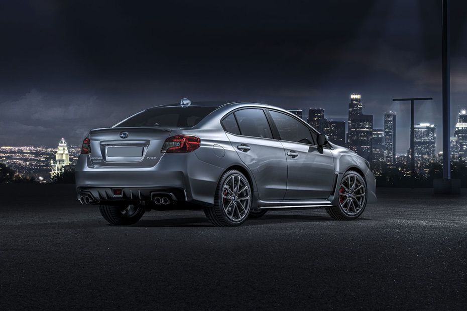 WRX STI Rear angle view