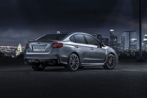 WRX STI Rear angle view