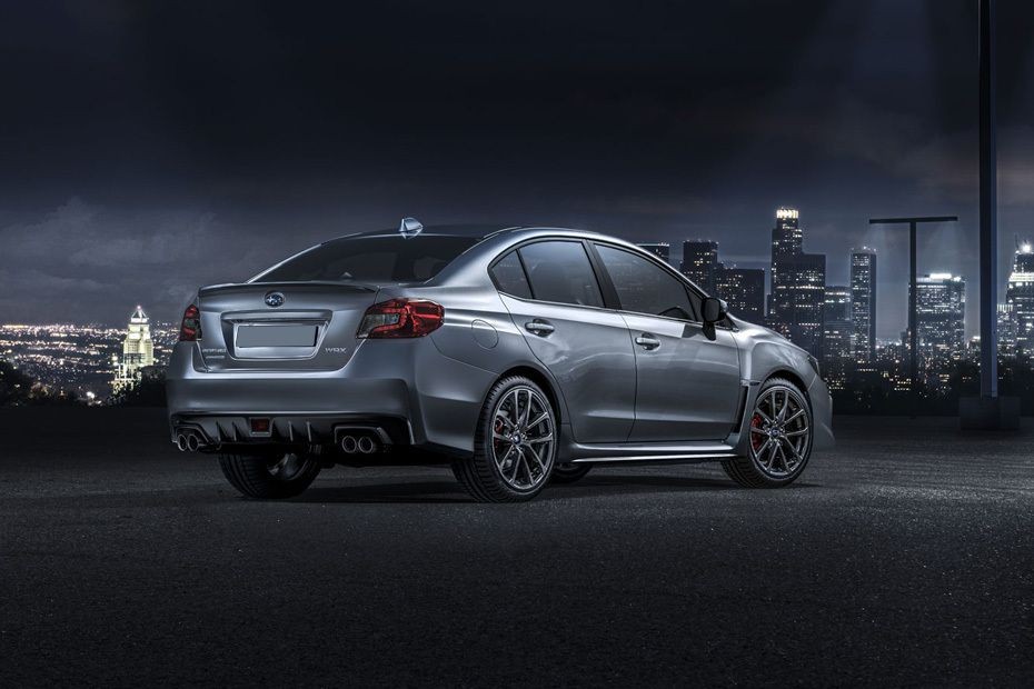 WRX STI Rear angle view