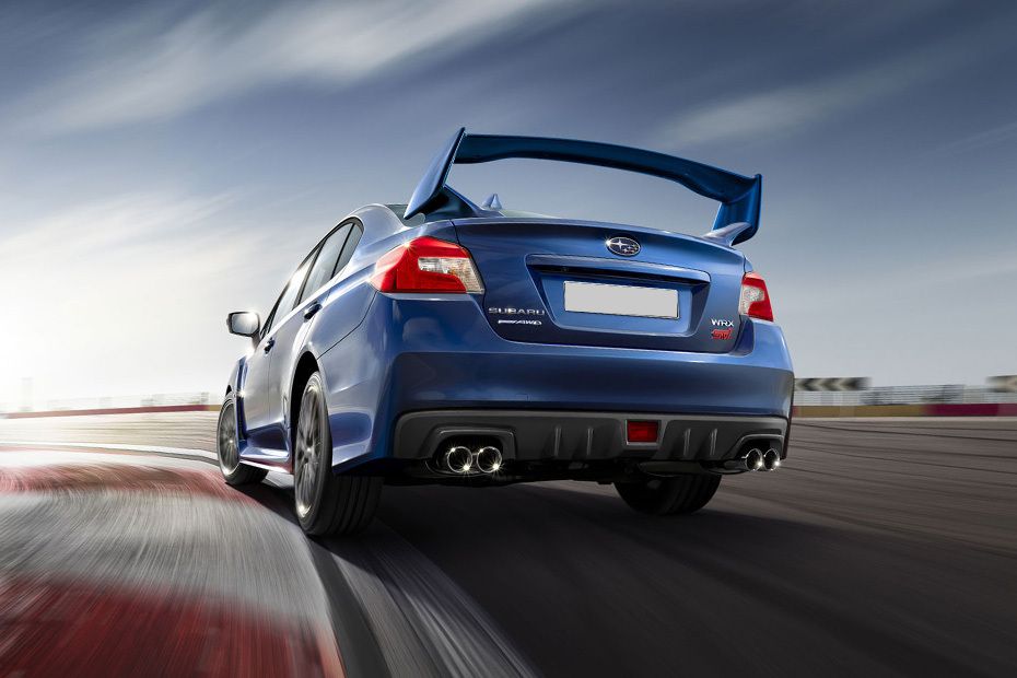 Rear Medium View of Subaru WRX STI