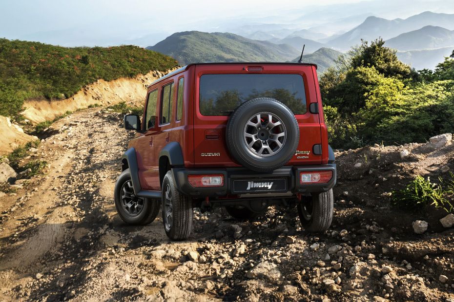 Rear Medium View of Suzuki Jimny 5 Door