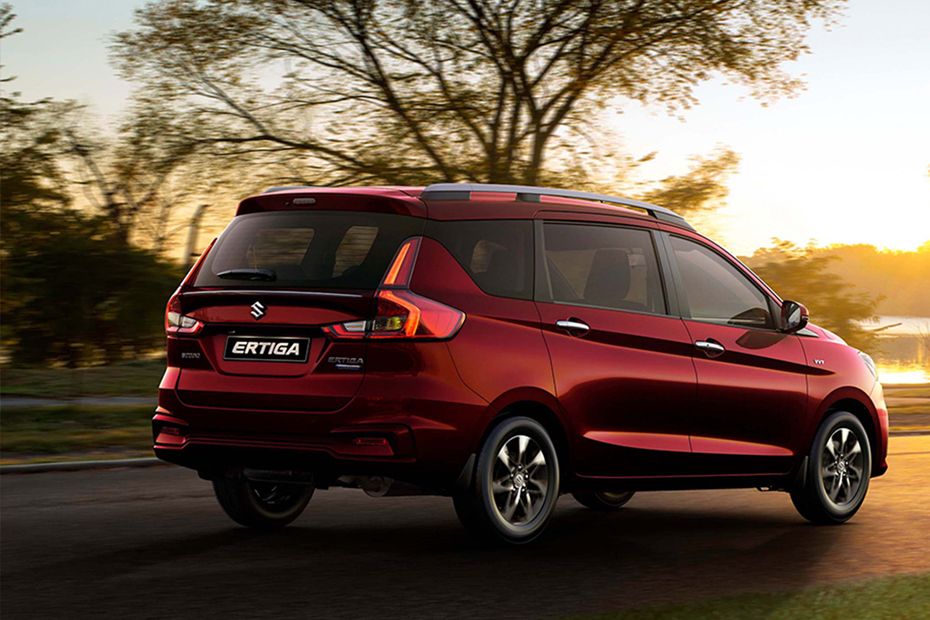 Rear Cross View of Suzuki Ertiga