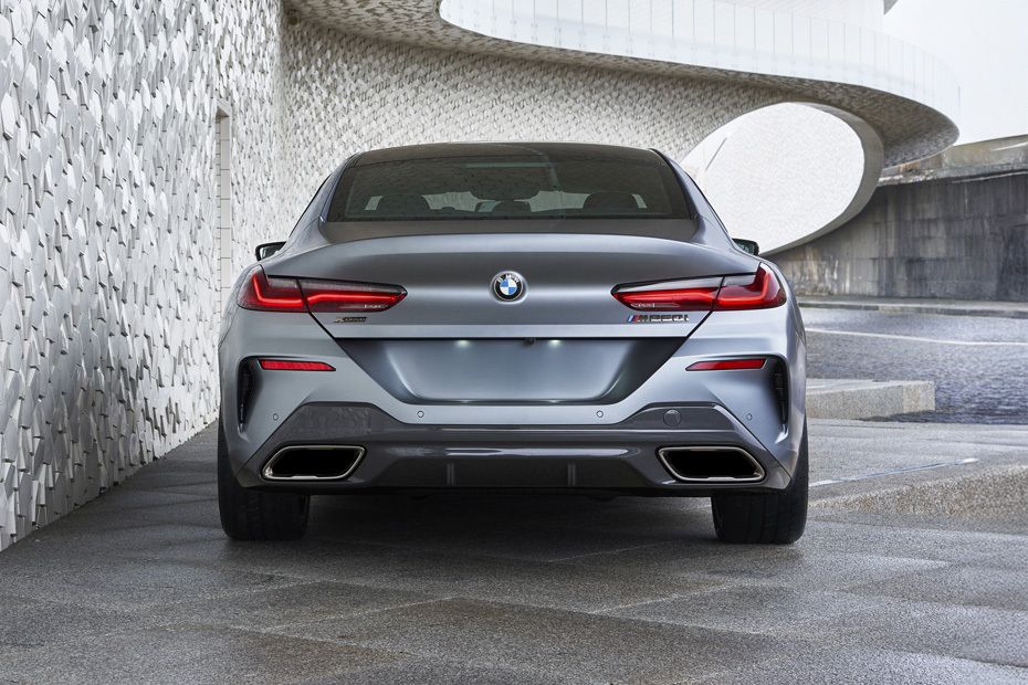Full Rear View of BMW 8 Series Gran Coupe