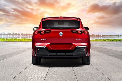 Full Rear View of BMW IX2