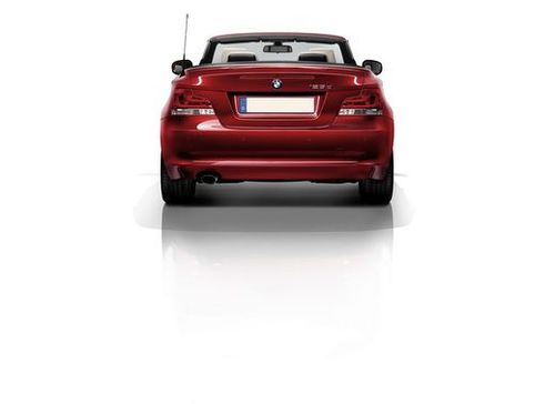 Full Rear View of BMW 1 Series Convertible