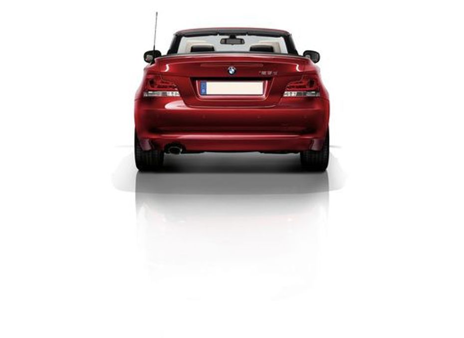 Full Rear View of BMW 1 Series Convertible
