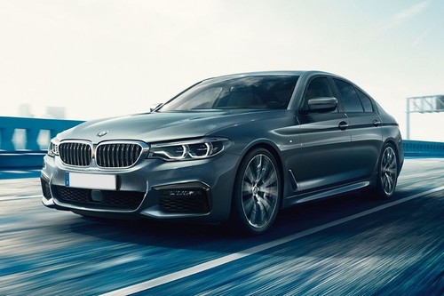5 Series Sedan Front angle low view