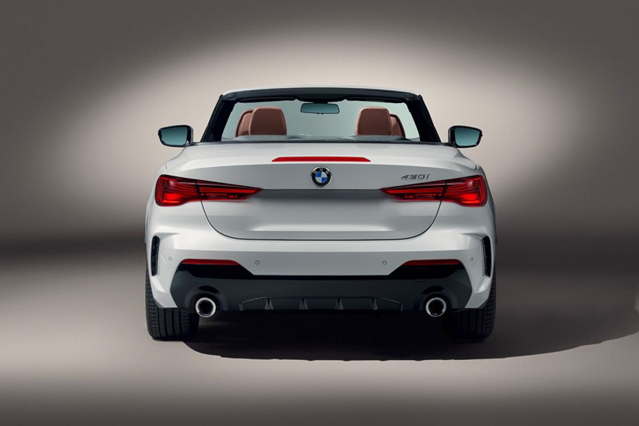 Full Rear View of BMW 4 Series Convertible