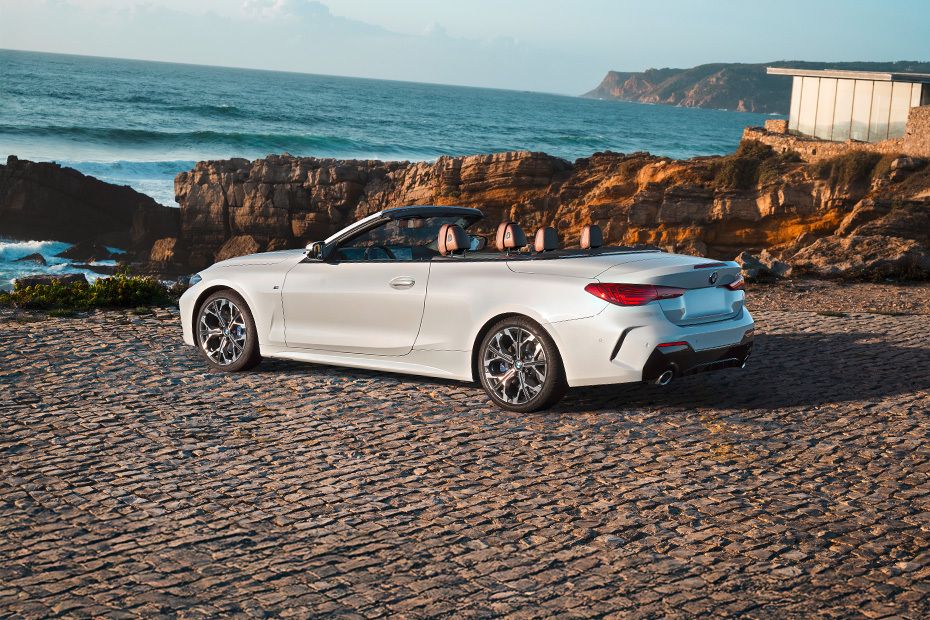Rear Cross Side View of BMW 4 Series Convertible