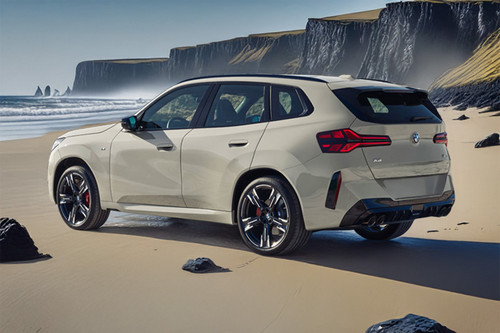 Rear Cross Side View of BMW X3