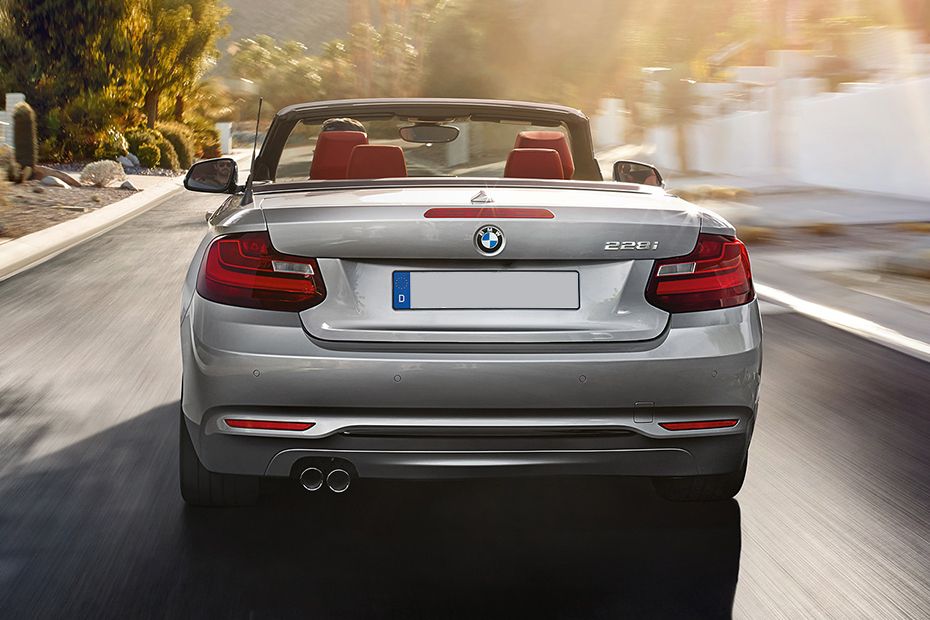 Full Rear View of BMW 2 Series Convertible