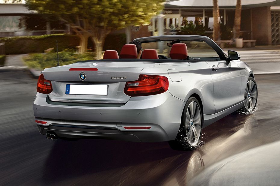 2 Series Convertible Rear angle view