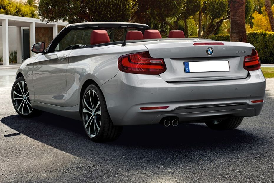 Rear Cross Side View of BMW 2 Series Convertible