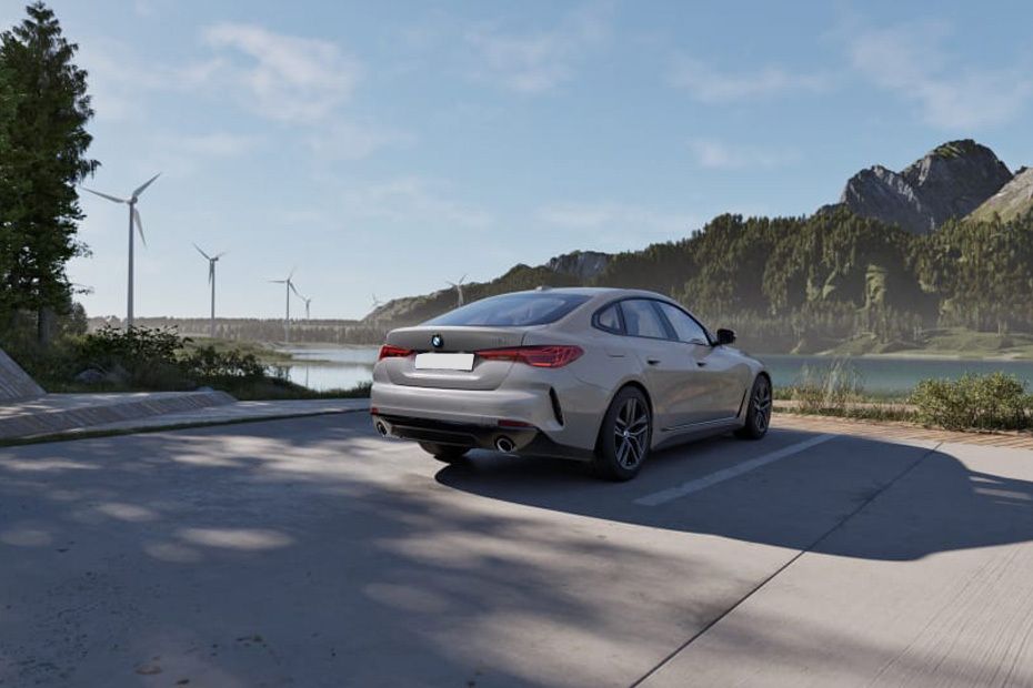 4 Series Gran Coupe Rear angle view