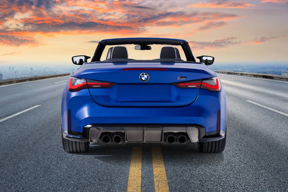 Full Rear View of BMW M4 Convertible