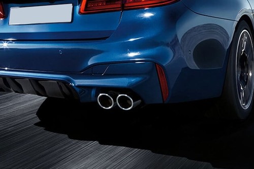 Exhaust Pipe of BMW M5 Sedan