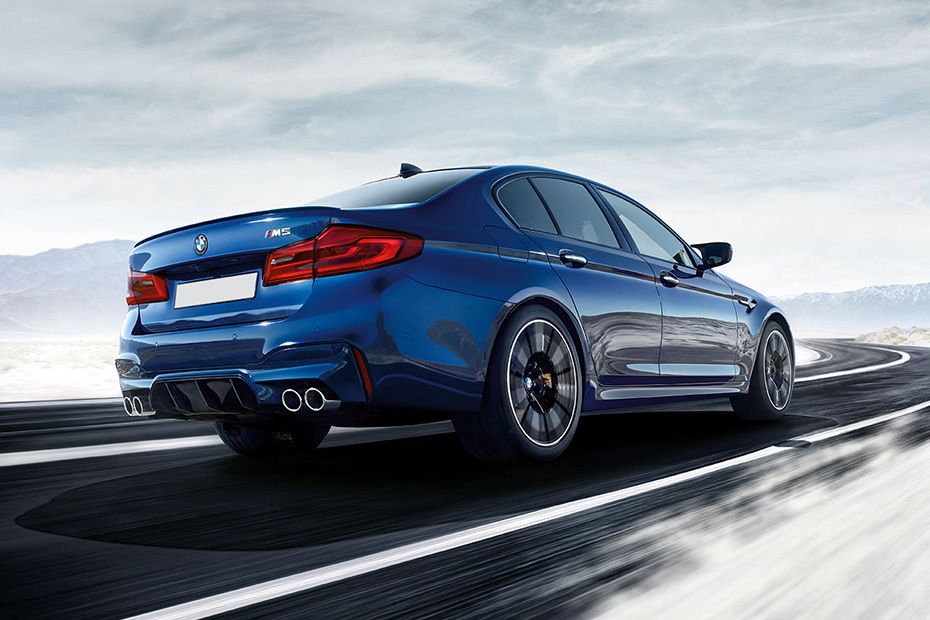 M5 Sedan Rear Low Angle View