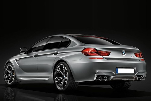 Rear Cross Side View of BMW M6 Gran Coupe