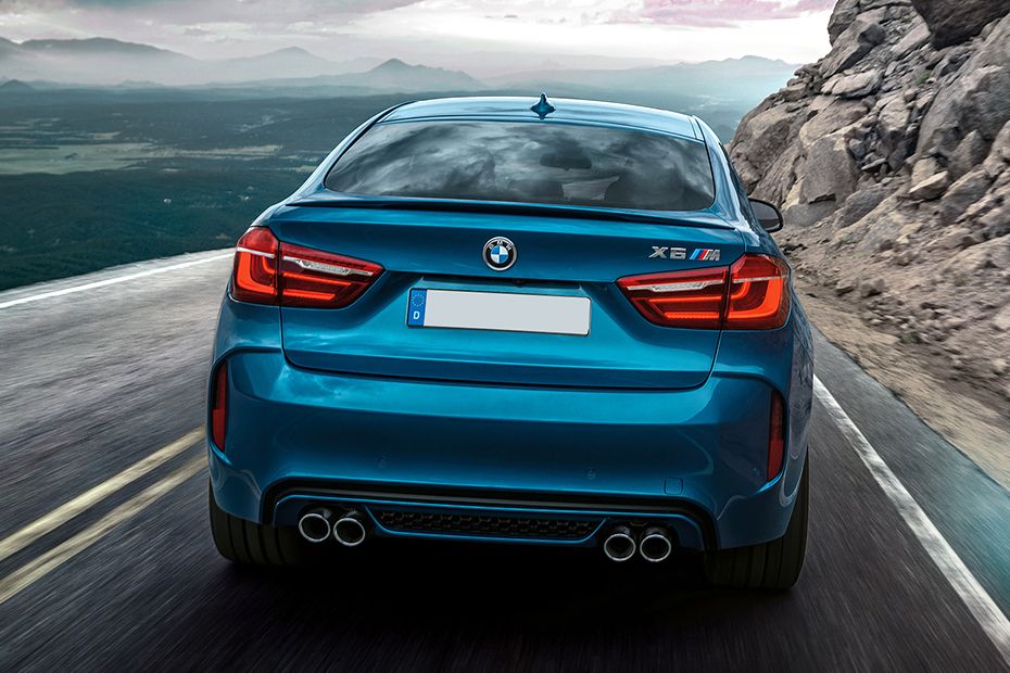 Full Rear View of BMW X6 M