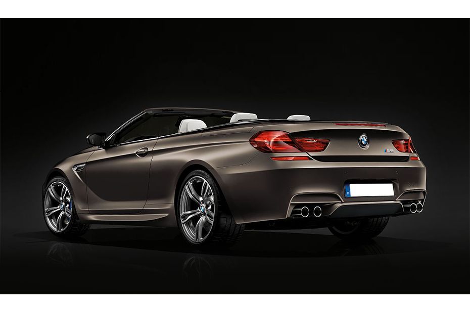 Rear Cross Side View of BMW M6 Convertible