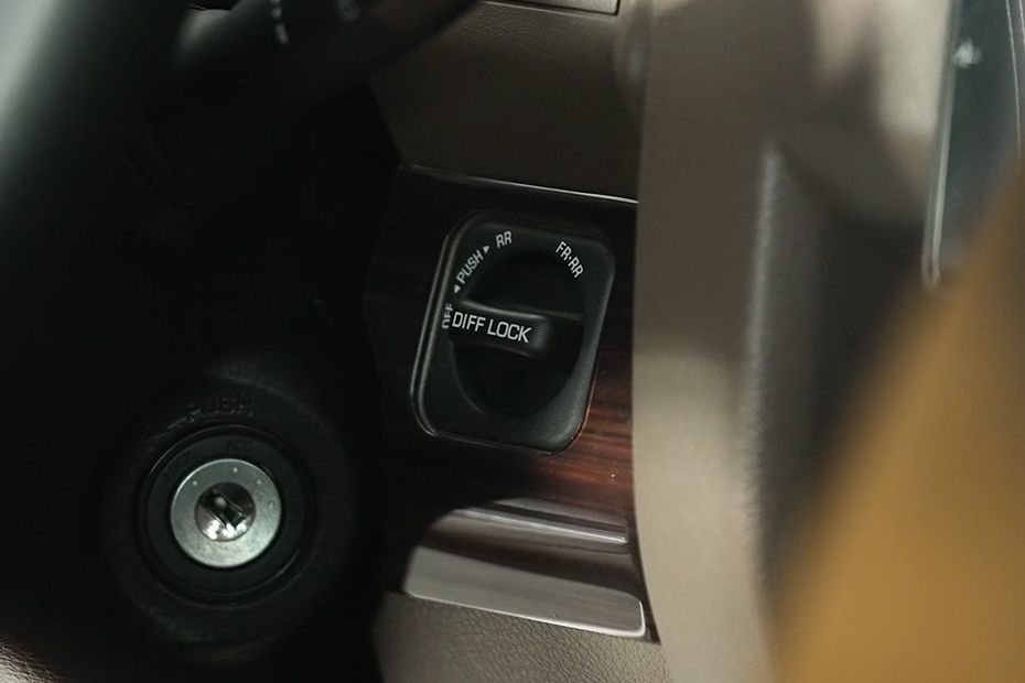 Rear Cross View of Toyota Land Cruiser Pick Up