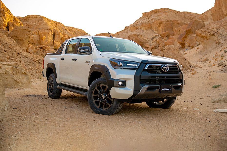 Hilux Adventure Front angle low view