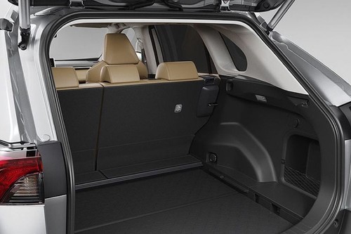 Trunk Open Closer View of RAV 4 HEV 2024-2025