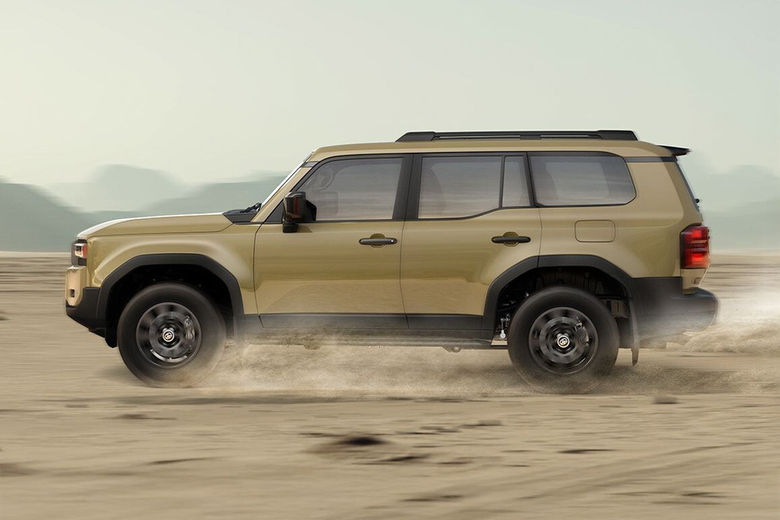 Land Cruiser Prado Side view