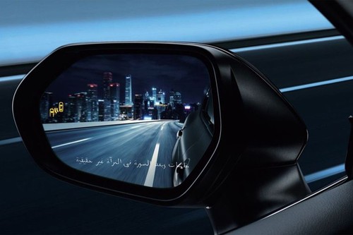 Toyota Camry Drivers Side Mirror Rear Angle