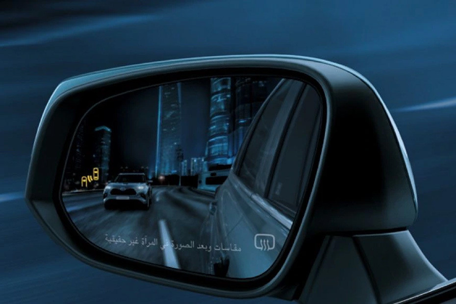 Toyota Highlander Drivers Side Mirror Rear Angle