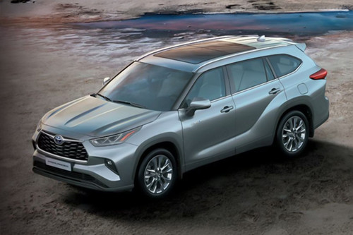 Toyota Highlander Front Side View