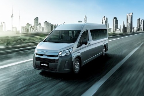 Hiace Front angle low view