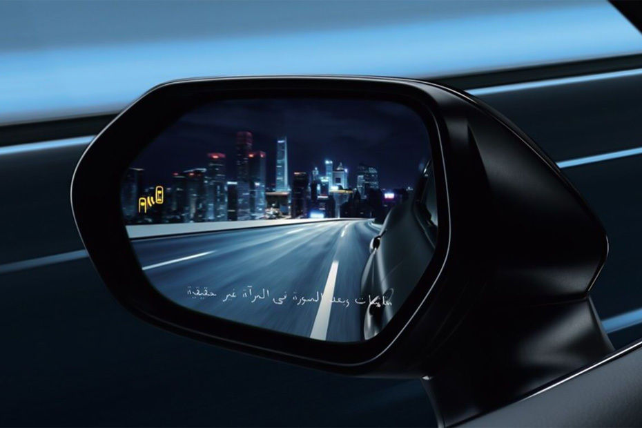 Toyota Camry Hybrid Drivers Side Mirror Rear Angle