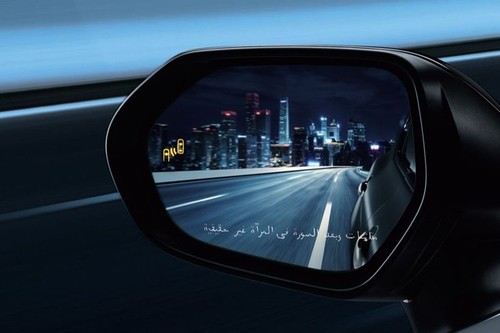 Toyota Camry Hybrid Drivers Side Mirror Rear Angle