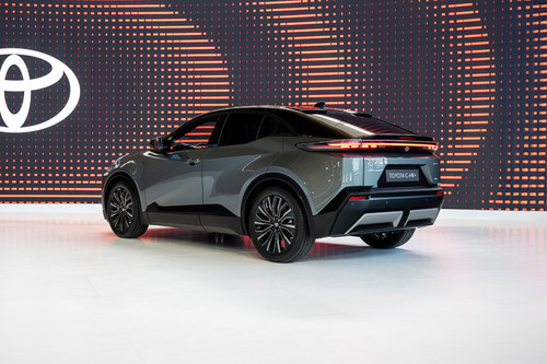 Rear Cross Side View of Toyota C-HR PLUS